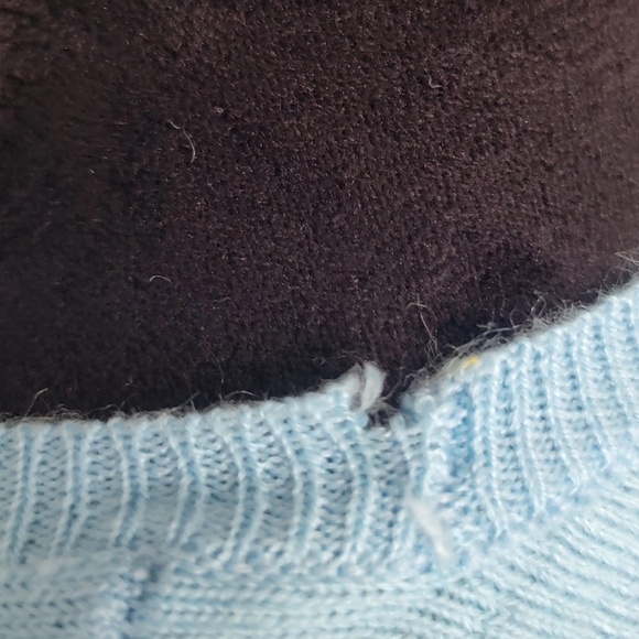 Croft & Barrow Baby Blue Ribbed Sweater Size XL - Picture 8 of 8